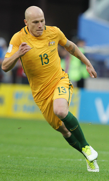 Mooy playing for Australia in 2017