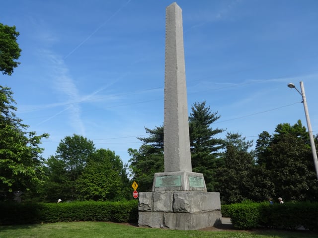 The James Robertson obelisk in Centennial Park, Nashville, Tennessee.