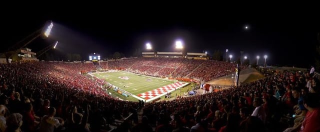 Bulldog Stadium, home to the Fresno State football team