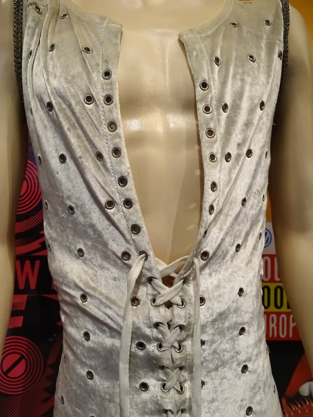 Jagger's jumpsuit from the Stones 1972 tour, on display at the Rock and Roll Hall of Fame museum, Cleveland, Ohio