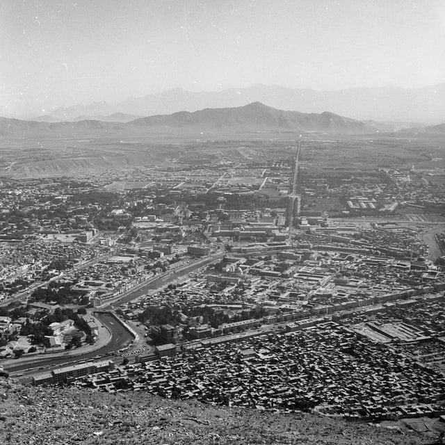 View towards Kabul in June 1976