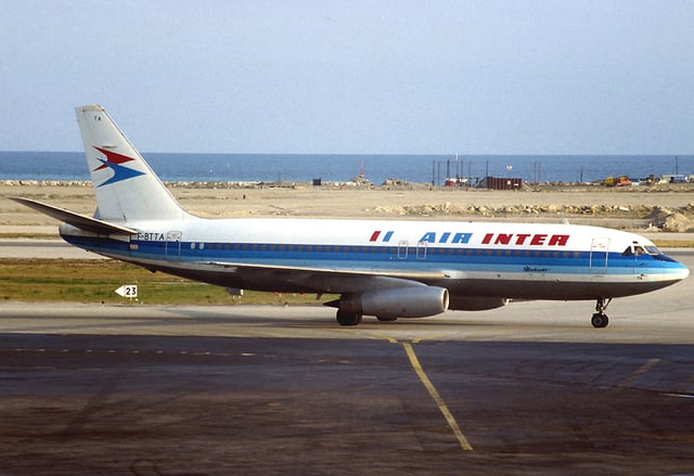 Dassault Mercure of Air Inter which became part of Air France in 1990