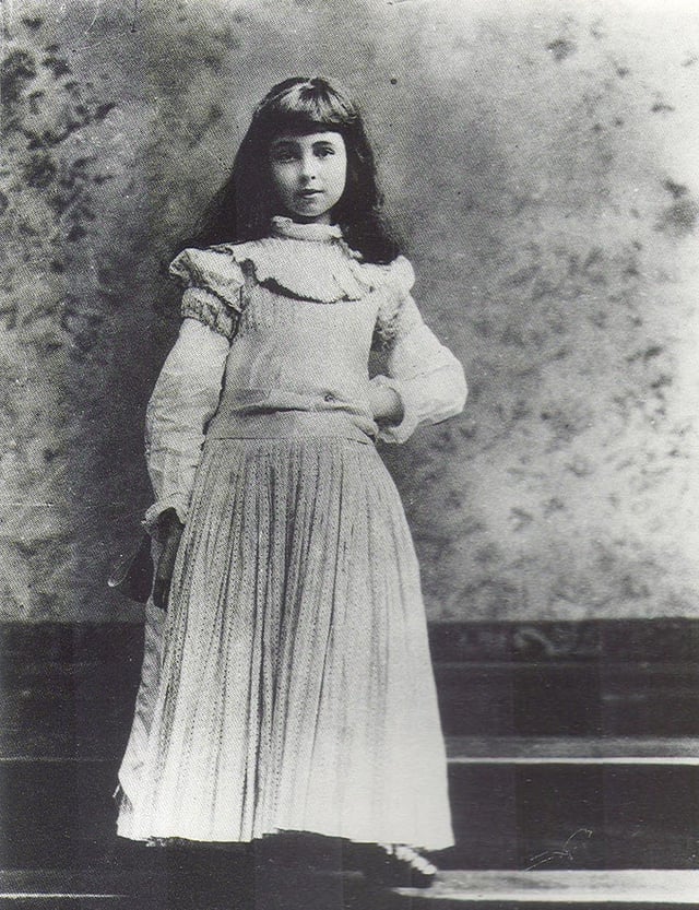 Consuelo Vanderbilt as a child.