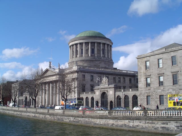 The Four Courts, completed in 1802, is the principal building for civil courts