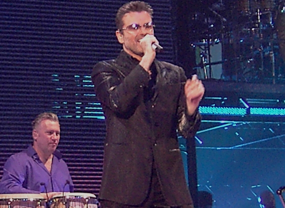 Michael onstage in Munich, 2006