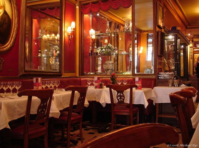 Le Procope restaurant in Paris, France