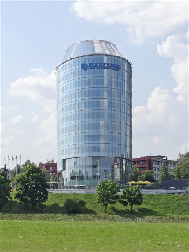 Barclays office in Vilnius, Lithuania