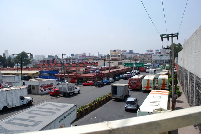 Overlooking market from Avendia Observatorio, present day