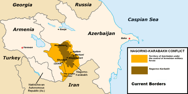 Current military situation in separatist Nagorno-Karabakh