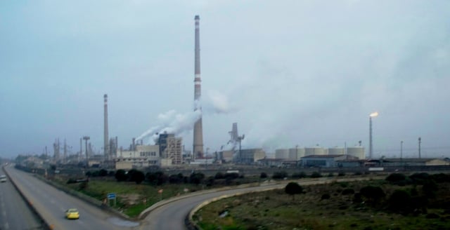 Oil refinery in Homs