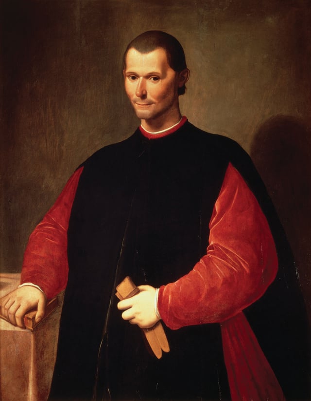 Niccolò Machiavelli, founder of modern political science and ethics