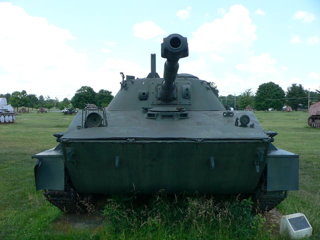PT-76 at the United States Army Ordnance Museum (Aberdeen Proving Ground, Maryland) on June 12, 2007.