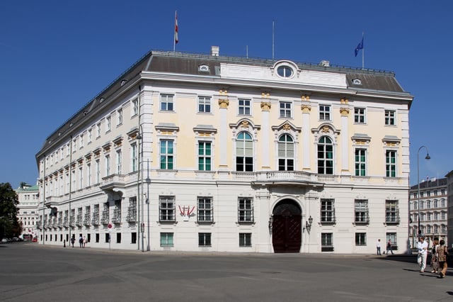 The Federal Chancellery on Ballhausplatz