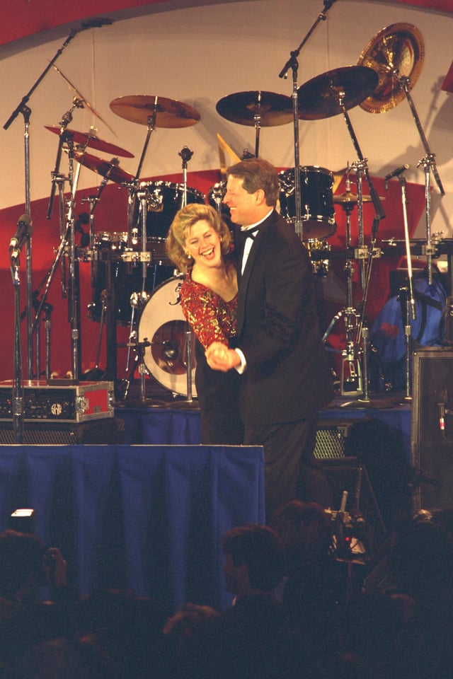 Vice President Gore and Tipper Gore, 1997