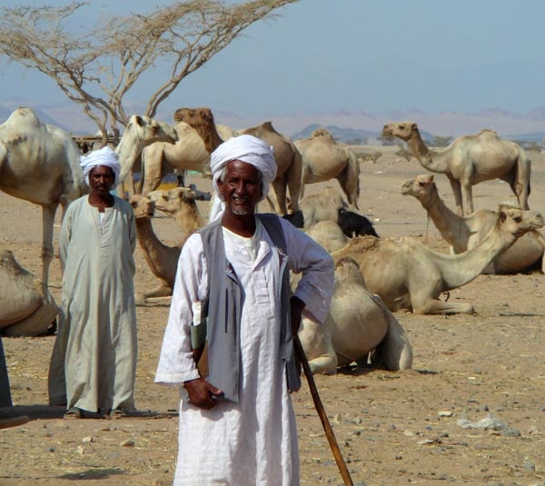 Beja bedouins from Northeast Africa