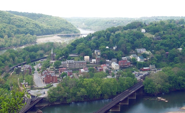 Harpers Ferry (pictured here in 2005) changed hands a dozen times during the American Civil War and was annexed by West Virginia.