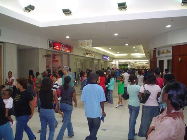 A shopping mall in Lagos