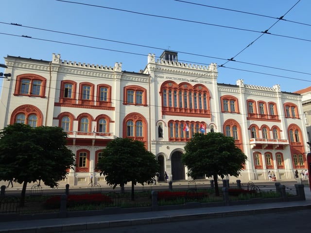 the rectorate of the University of Belgrade