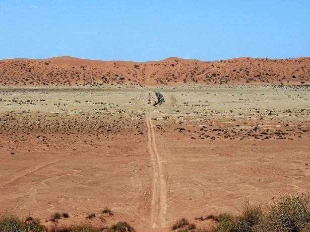 Track through the Simpson Desert