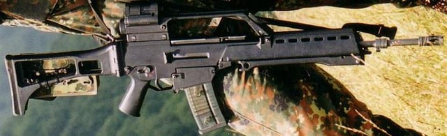 Heckler & Koch G36 with a loaded 30 magazine