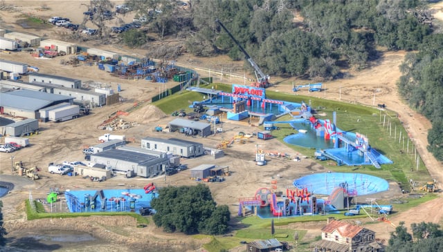 The Wipeout set at Sable Ranch, as seen in 2014