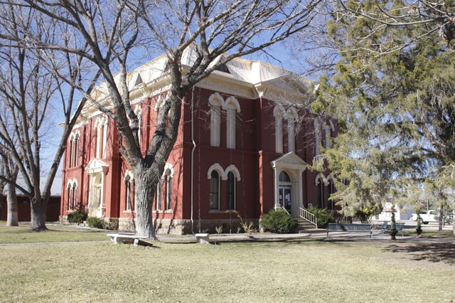 Brewster County Courthouse, built in 1888 by local contractor Tom Lovell
