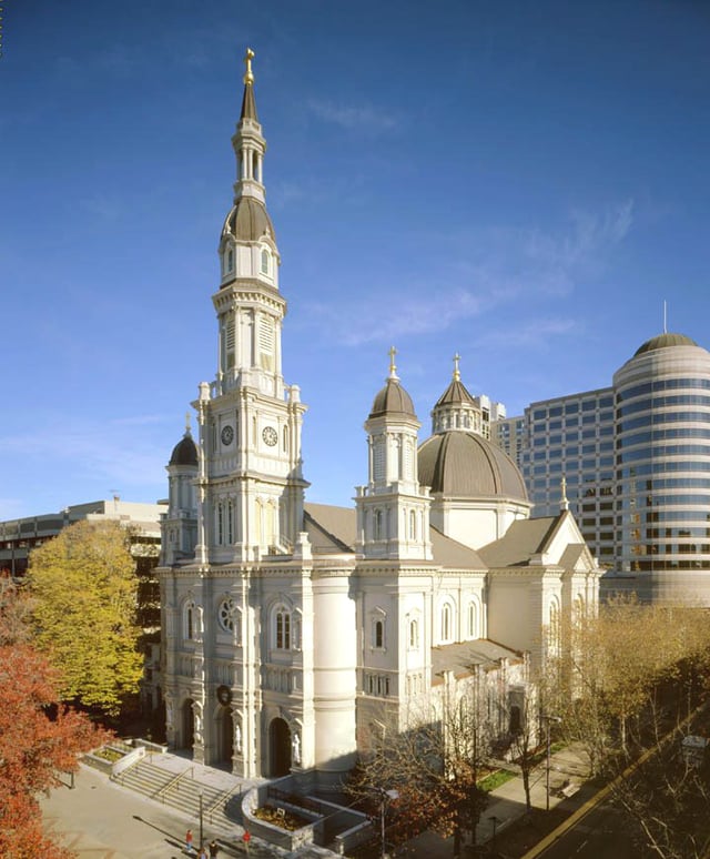 The Roman Catholic Cathedral of the Blessed Sacrament.