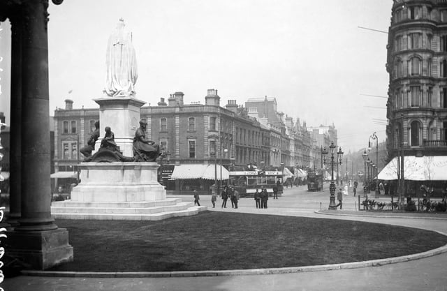 Donegall Square in the early 1900s