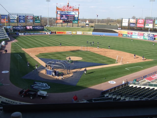 Coca-Cola Park in Allentown, Pennsylvania, home of the Lehigh Valley IronPigs, the Triple-A affiliate of the Philadelphia Phillies
