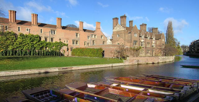 Magdalene College viewed from across the River Cam
