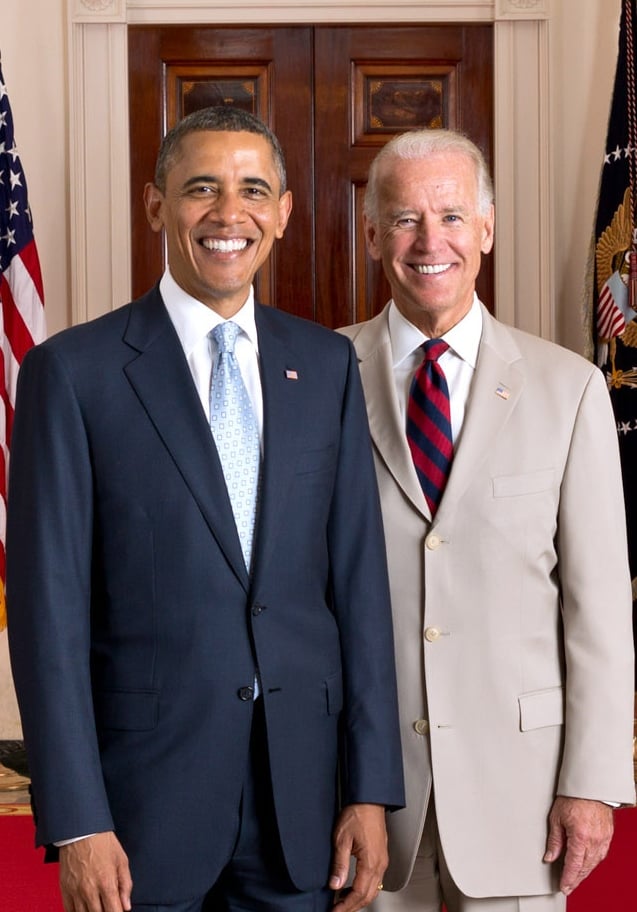 Biden with President Barack Obama, July 2012