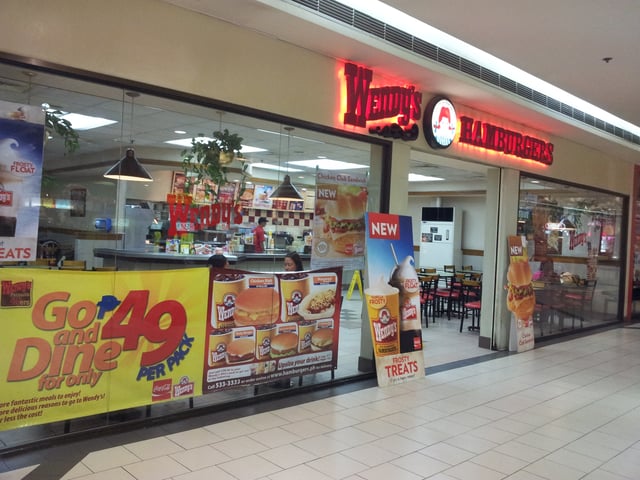 A Wendy's outlet in Manila, Philippines