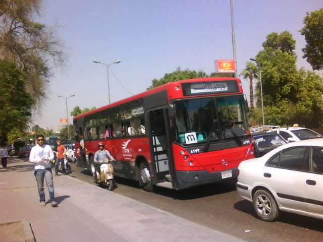 Public bus service organized by Cairo Transport Authority