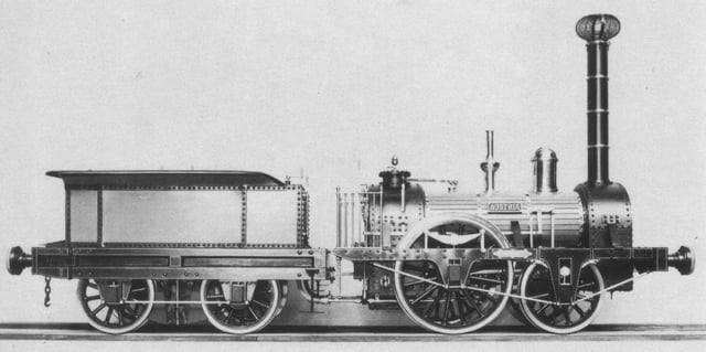 The Austria, the first locomotive in Austria