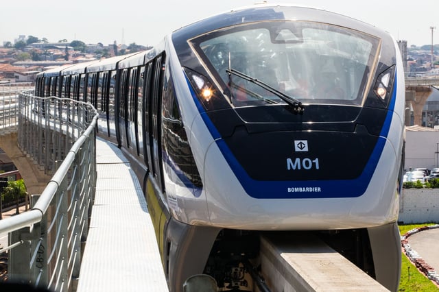 The monorail of the Line 15