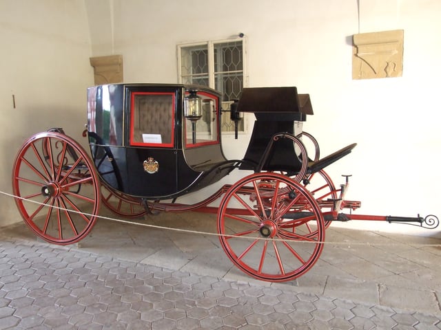 Example of a coupe carriage