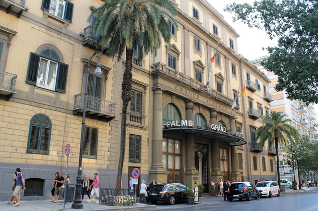 The historic Grand Hotel et des Palmes