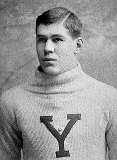 William "Pudge" Heffelfinger, widely regarded as the first professional football player