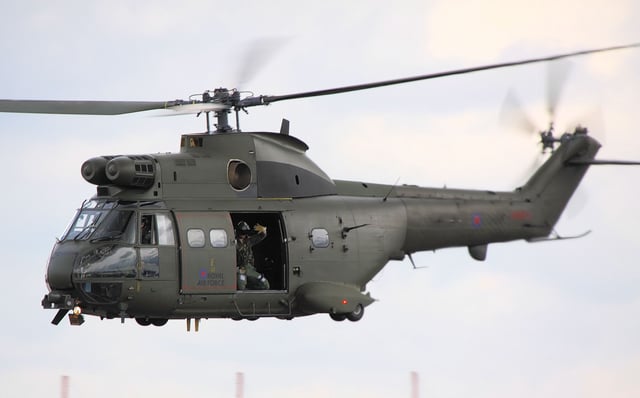 RAF Puma HC1 at Royal International Air Tattoo 2009
