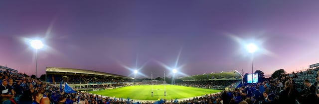 Inside the RDS Arena prior to a Leinster Game