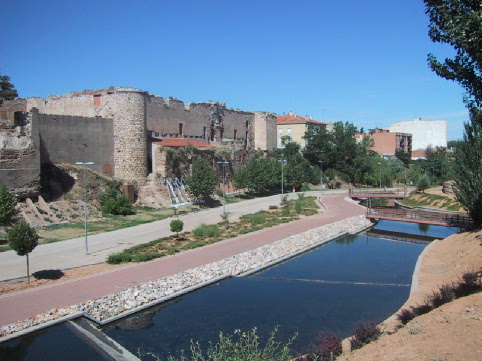 Remains of the "Alcázar of Guadalajara", built in the 9th century