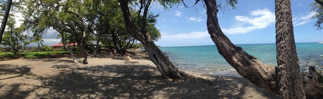 Anaehoʻomalu Beach panorama