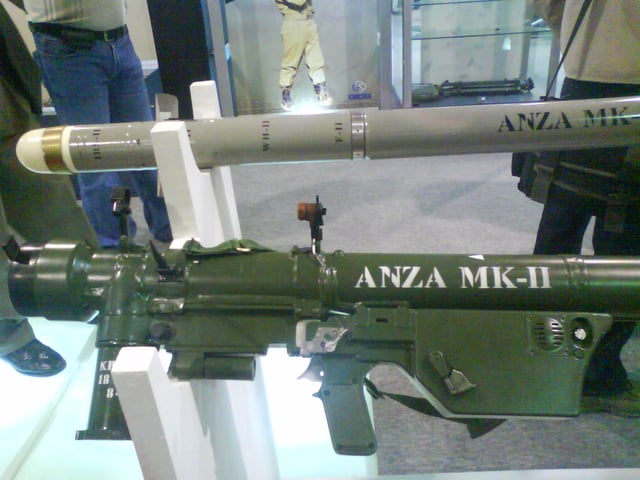The Anza MANPAD  designed and built by the KRL.