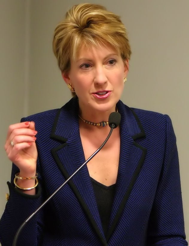 Fiorina as CEO and Chair of the Board of Hewlett-Packard, August 2, 2004.