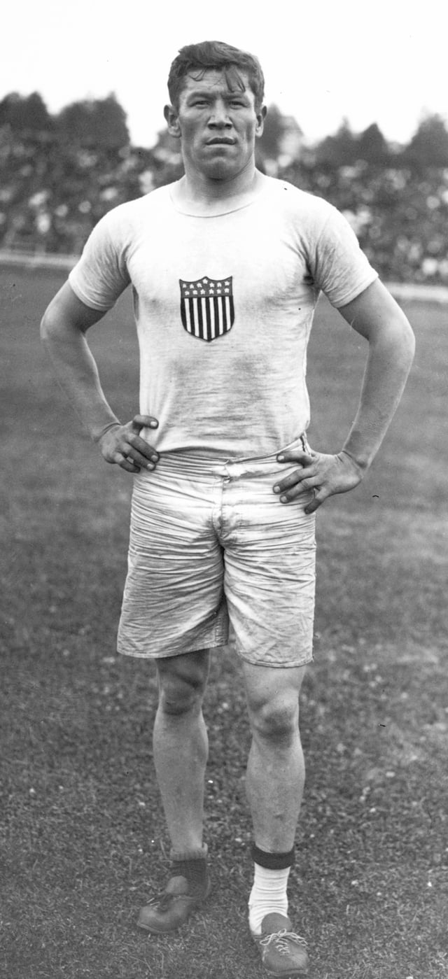 American athlete Jim Thorpe lost his Olympic medals having taken expense money for playing baseball, violating Olympic amateurism rules, before the 1912 Games.