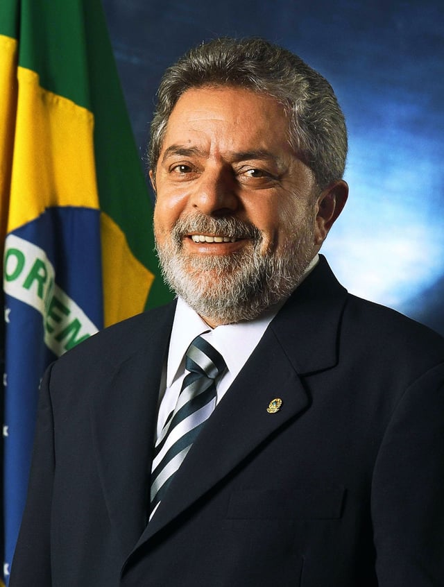 Lula's first term official portrait