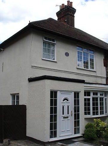 141 Maybury Rd, Woking, where Wells lived from May 1895 until late 1896