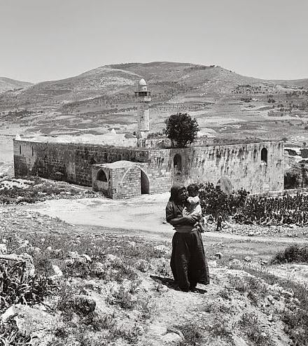 Nabi Yahya Mosque, the traditional burial site in Sebastia, near Nablus, the West Bank, the Levant.