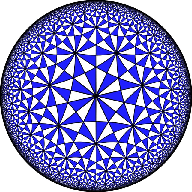 A tiling of the hyperbolic plane
