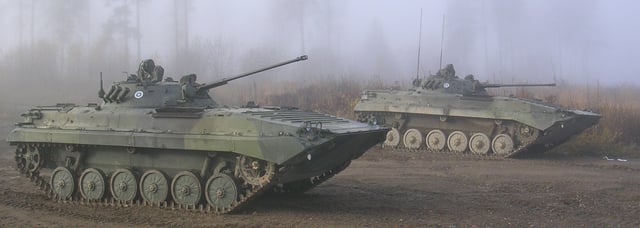 Two Finnish BMP-2s, 25 October 2004.